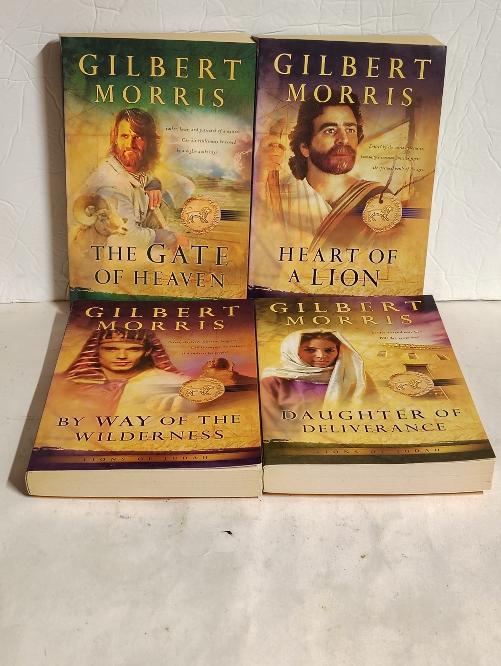 Gilbert Morris Christianity Books Paperback Set Of 4 Lions Of Judah Series